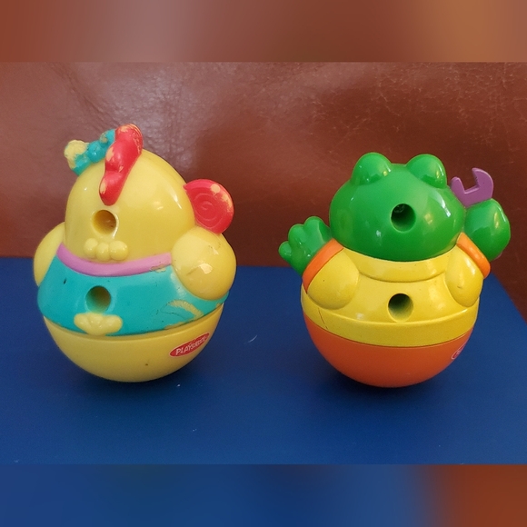 2003 Hasbro Playskool Weebles Red Truck Chicken Frog Pretend Play Toys - Picture 9 of 15